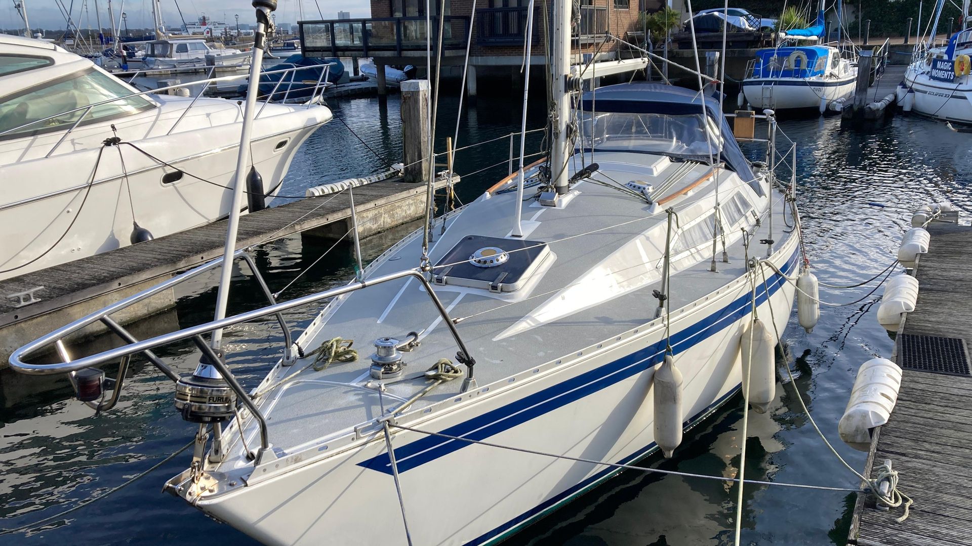 1982 Moody 27 for sale at BH Boat Sales